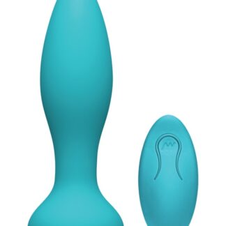 A-Play - Vibe - Experienced - Rechargeable Silicone Anal Plug with Remote - Teal