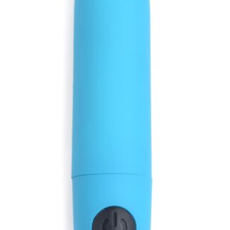 Bang! Vibrating Bullet With Remote Control - Blue