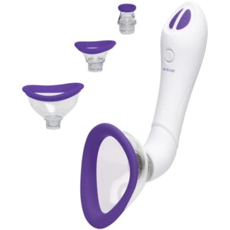 Bloom - Intimate Body Pump - Automatic - Vibrating - Rechargeable - Purple/White