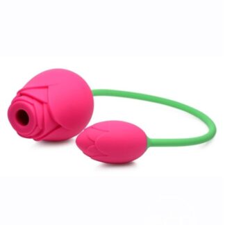 Bloomgasm Rose Duet Vibrating and Sucking Clit Stimulator