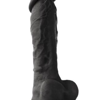 ColourSoft - 8" Soft Dildo - Black