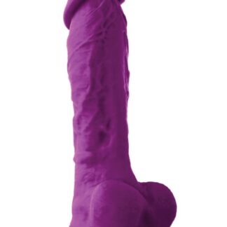 ColourSoft - 8" Soft Dildo - Purple