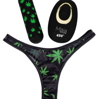 Date Night 420 Remote Control Panty Vibe - Large/X-Large