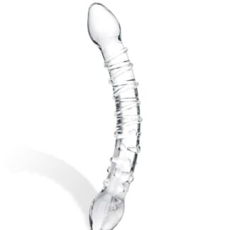 Double Trouble Glass Dildo
