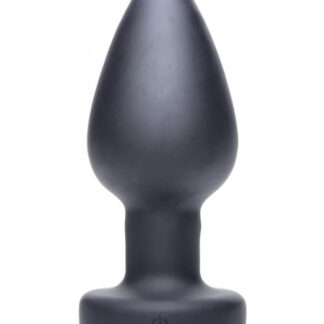 E-Stim Pro Silicone Vibrating Anal Plug with Remote