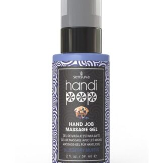 HandiPop Edible Handjob Massage Gel - Blueberry Muffin - 2 oz.