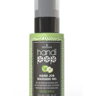 HandiPop Edible Handjob Massage Gel - Green Apple - 2 oz.