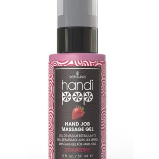 HandiPop Edible Handjob Massage Gel - Strawberry - 2 oz.
