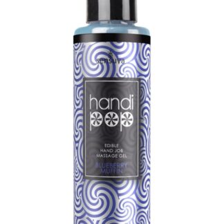 Handipop Edible Handjob Massage Gel - Blueberry Muffin - 4.2 oz.