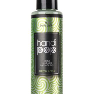 Handipop Edible Handjob Massage Gel - Green Apple - 4.2 oz.