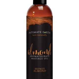 Intimate Earth Aromatherapy Massage Oil - Honey Almond - 4 oz.