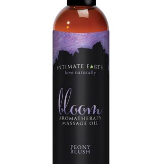 Intimate Earth BLOOM Aromatherapy Massage Oil - Peony Blush - 4 oz.