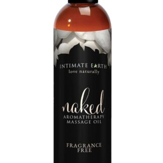 Intimate Earth Naked Aromatherapy Massage Oil - Fragrance Free - 4 oz.
