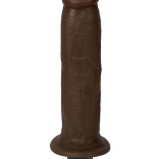 Jock 8" Vibrating Dong No Balls - Chocolate