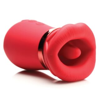 Lickgasm Kiss Me More Kissing, Sucking, and Vibrating Clitoral Stimulator