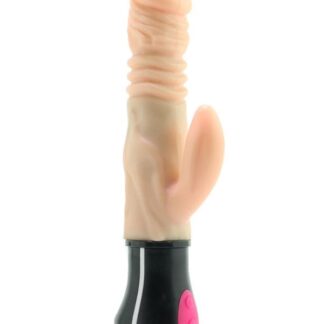 Natural RealSkin Hot Cock Rotating Thruster - Vanilla