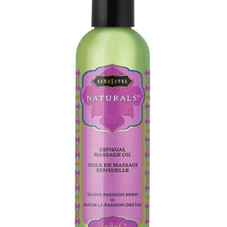 Naturals Sensual Massage Oil - Island Passion Berry - 2 oz.