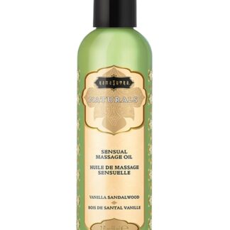 Naturals Sensual Massage Oil - Vanilla Sandalwood - 2 oz.