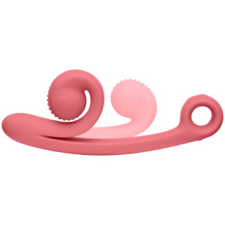 Snail Vibe Curve Rechargeable Dual Stimulator - Pink