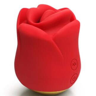 Sweet Kiss Kissing and Vibrating Clitoral Stimulator - Red