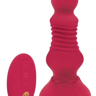 Thrusting Rosebud Butt Plug