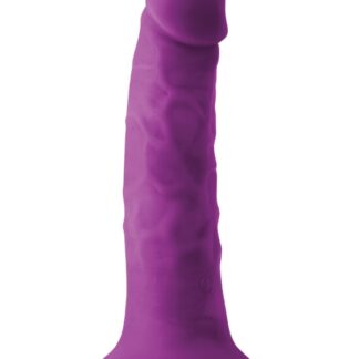 Colours Pleasures - 7" Vibrating Dildo - Purple