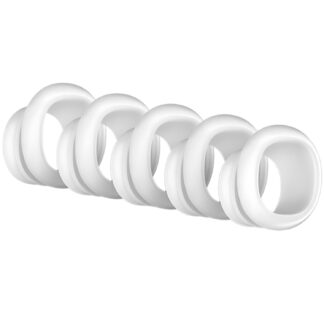 Satisfyer Pro Penguin Next Generation Silicone Suction head 5 Pack - White