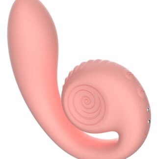 Snail Gizi Dual G-spot Stimulator - Peach