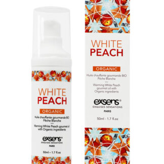 Exsens of Paris Organic Warming Massage Oil - White Peach