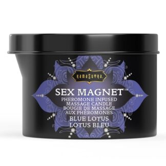 Sex Magnet Pheromone Infused Massage Candle - Blue Lotus