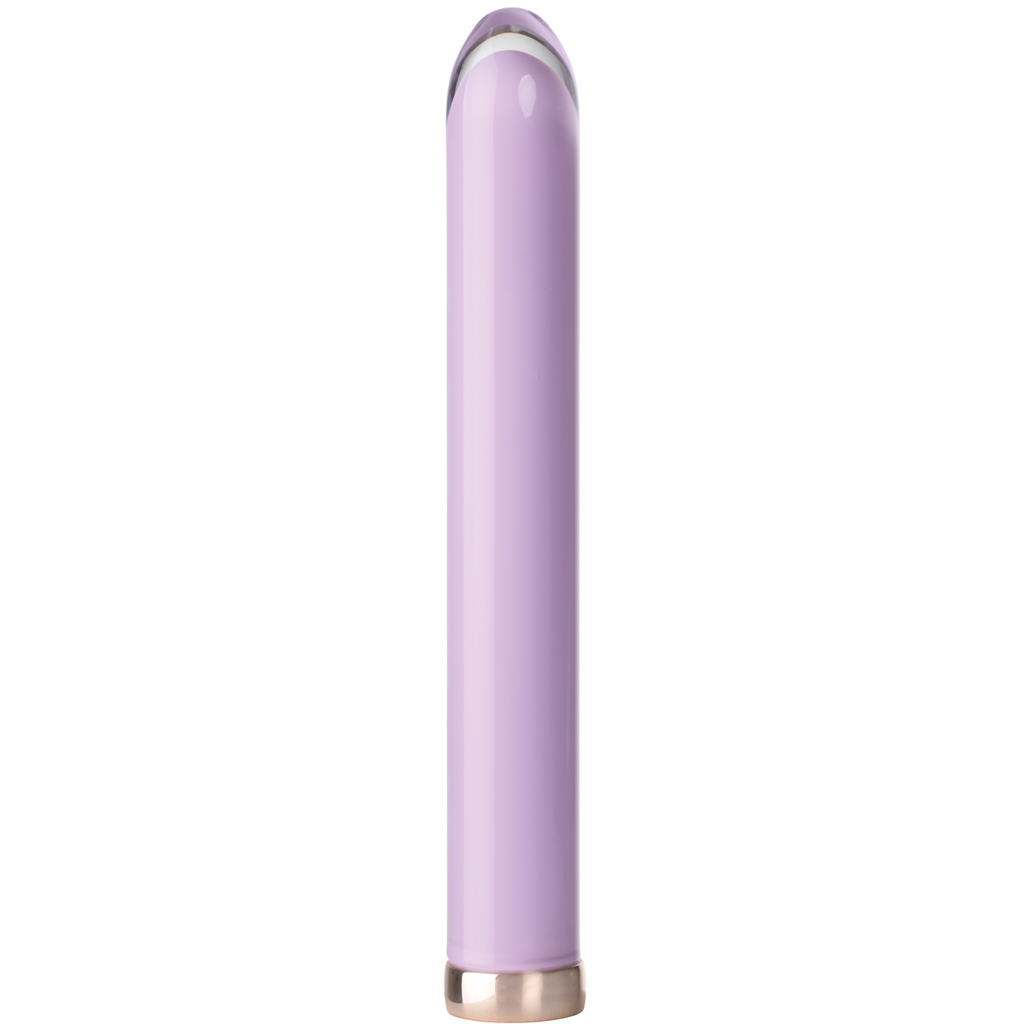 baseks Rechargeable Smooth Glass Vibrator - Purple
