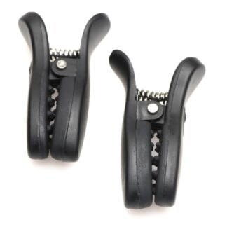 Dark Grip Vibrating Nipple Clamps