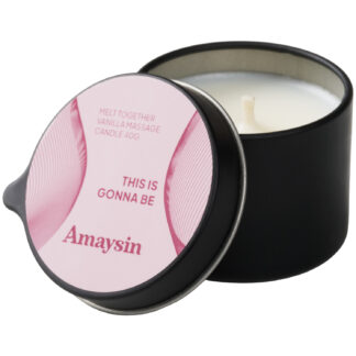 Amaysin Melt Together Vanilla Massage Candle - White