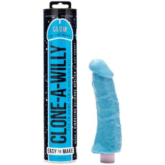 Clone-A-Willy DIY Homemade Dildo Clone Kit Glow In The Dark - Blue