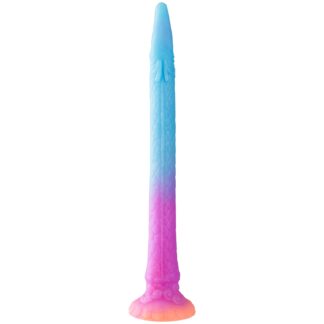 Creature Cocks Makara Glow-In-The-Dark Silicone Snake Dildo 18.1 inches - Mixed colours