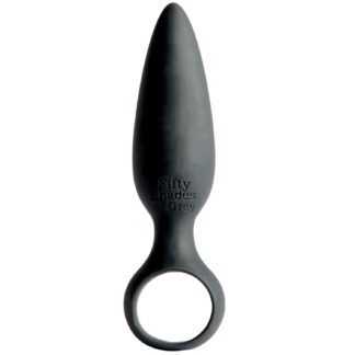 Fifty Shades of Grey Something Forbidden Silicone Butt Plug - Black