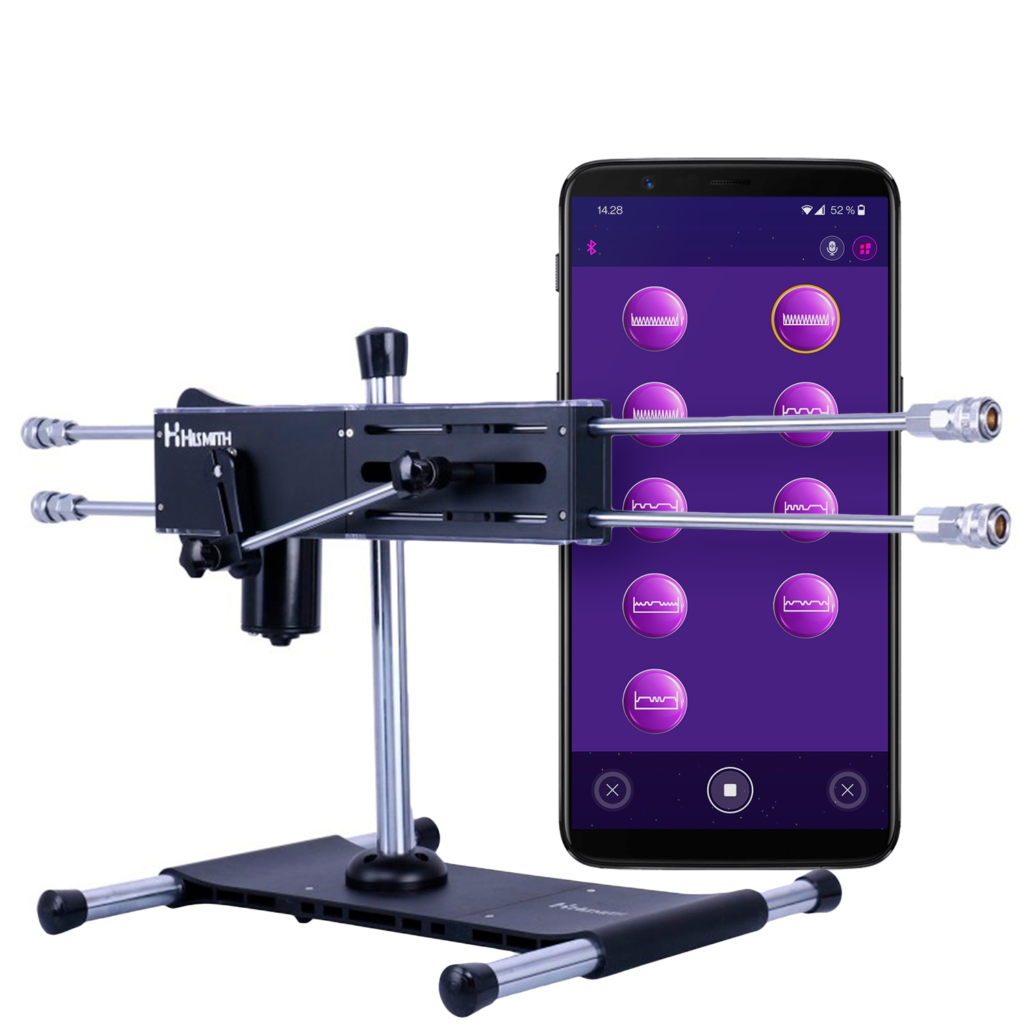 Hismith Premium 4 App-controlled Sex Machine 2.0 - Black