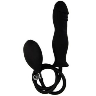 Loving Joy Inflatable Dildo 5.9 inches - Black
