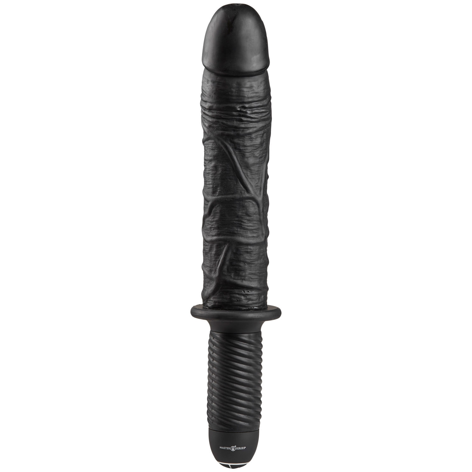 Master Series The Violator XL Dildo Thruster 14.2 inches - Black