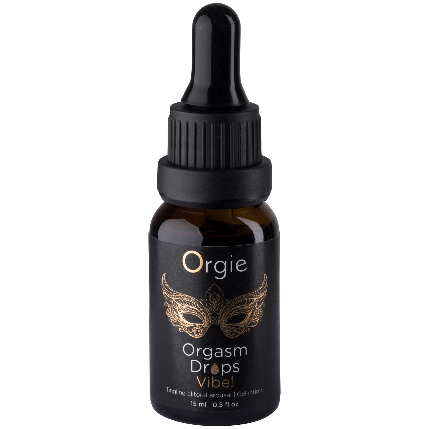Orgie Orgasm Drops Vibe! Intimate Gel 15 ml - Black
