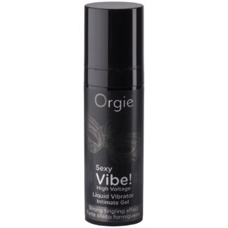 Orgie Sexy Vibe! High Voltage Liquid Vibrator Intimate Gel 15 ml - Black