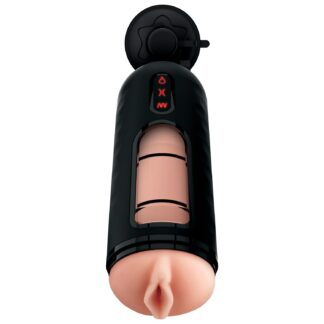 PDX Elite Vibrating Mega Milker Masturbator - Nude