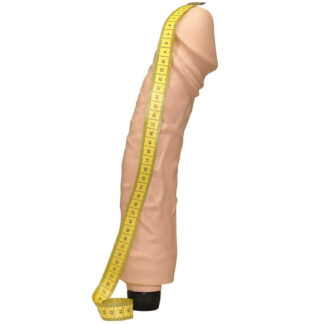 Queeny Love Giant Lover Dildo Vibrator 13 inches - Nude