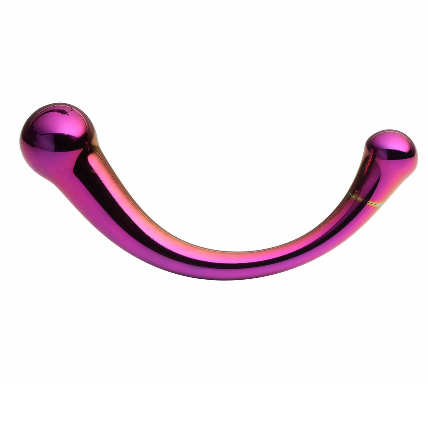 Sinful Rainbow G&P Glass Dildo 6.6 inches - Mixed colours