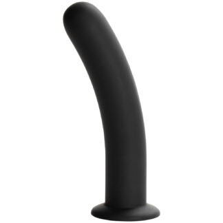 Sinful Slender Silicone Black Dildo Extra Large - Black