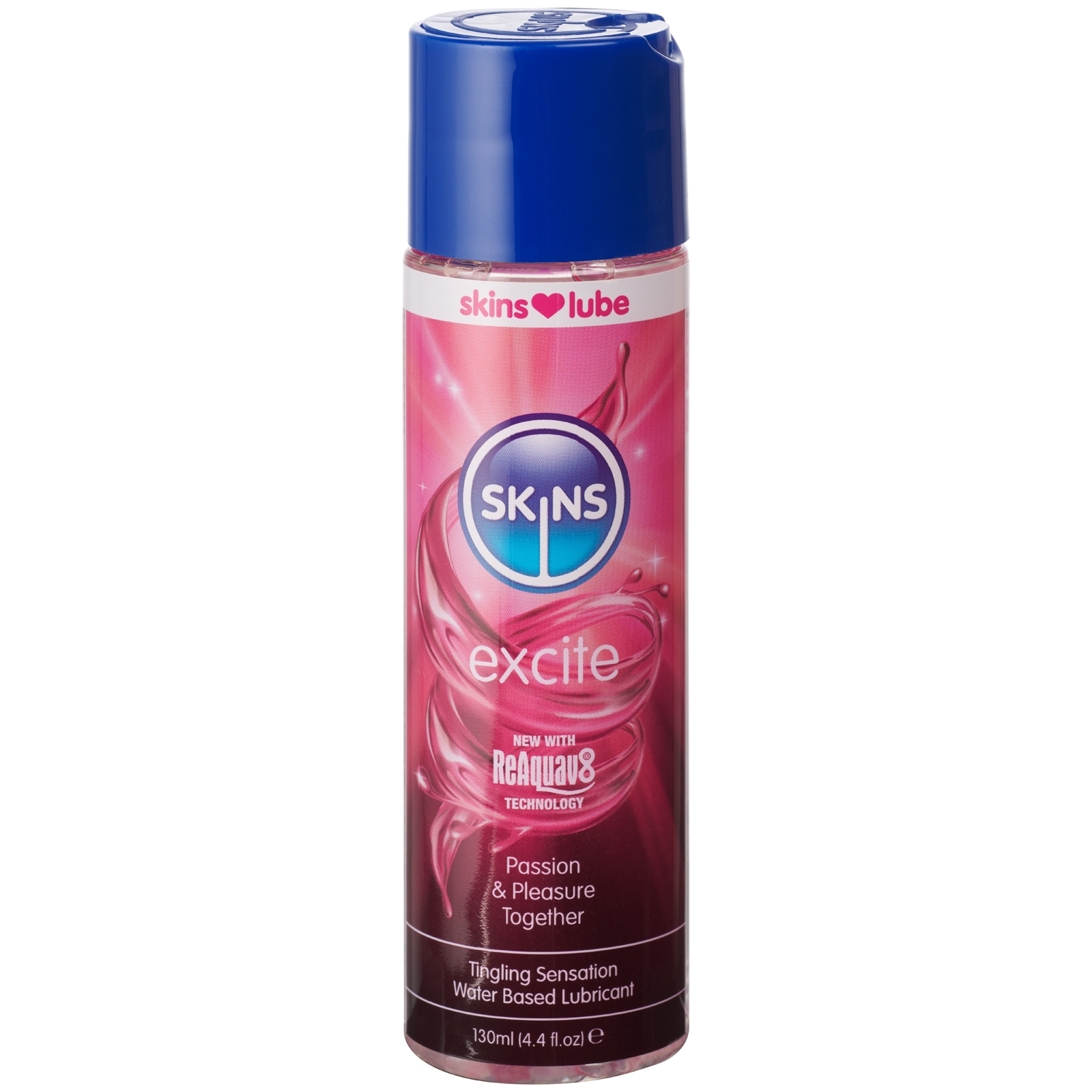 Skins Excite Tingling Water-Based Lubricant 130 ml - Clear
