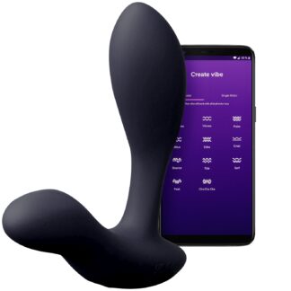 We-Vibe Vector+ App-controlled Vibrating Prostate Massager - Black