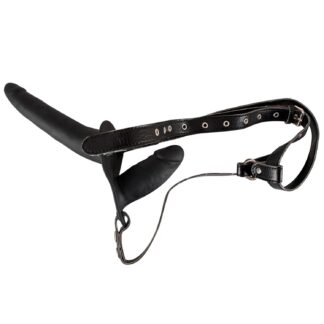 You2Toys Adjustable Double Strap-on 5.9 inches - Black