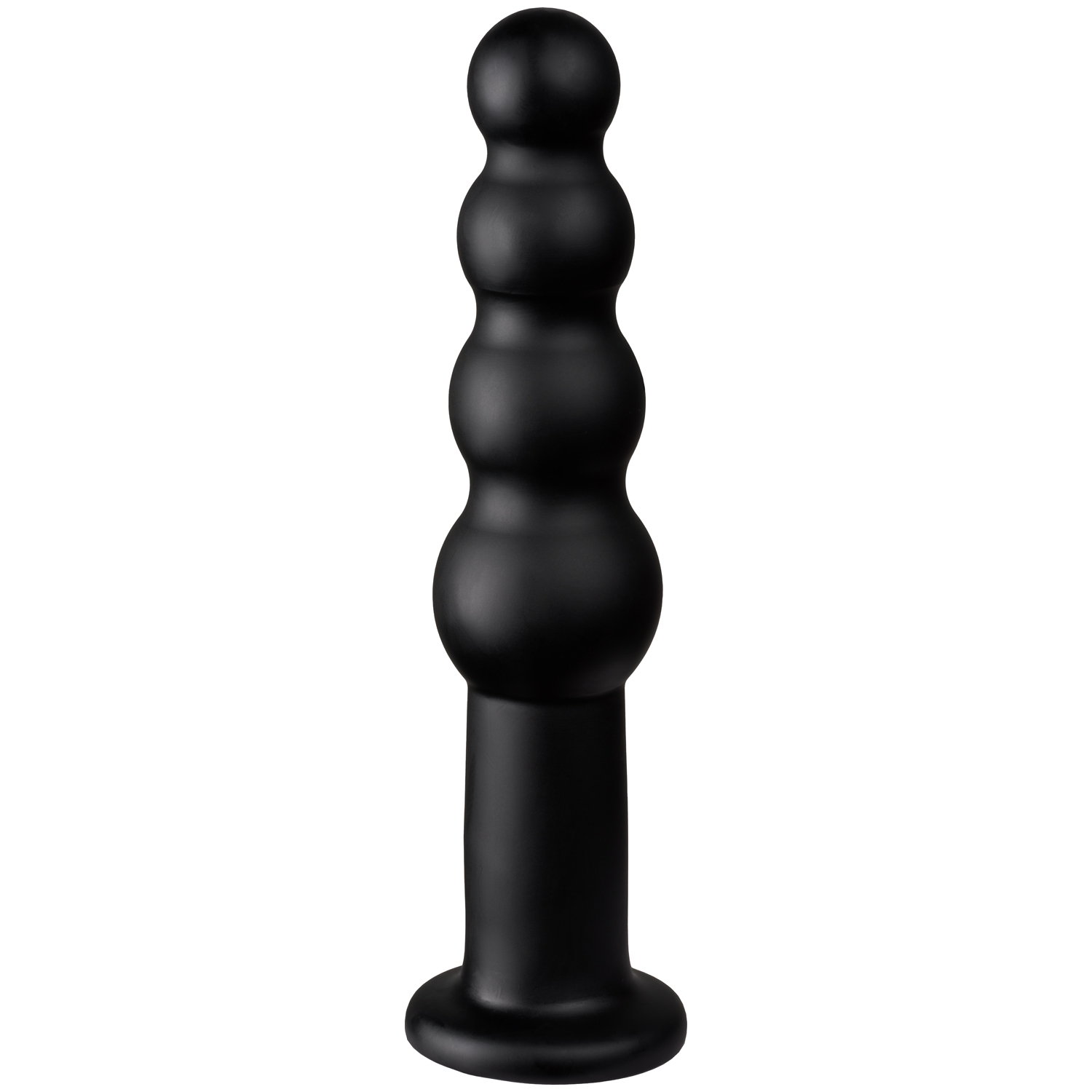 obaie XL Beaded Anal Dildo - Black