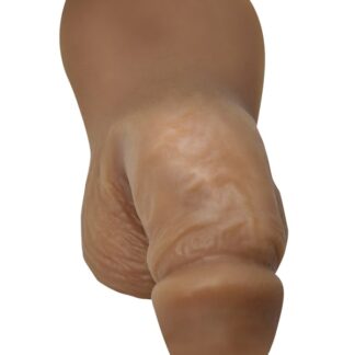 3.6" Silicone Packer Dildo - Caramel